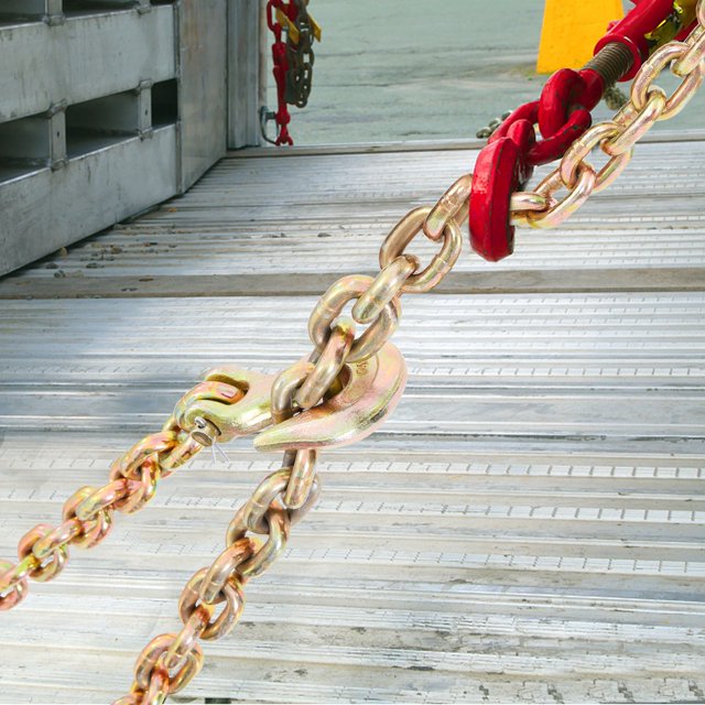 thumbnail image 2 of 3/8" X 30' Grade 70 Transport Chain With Grade 70 Grab Hooks – Arden Sourced 2 of 6